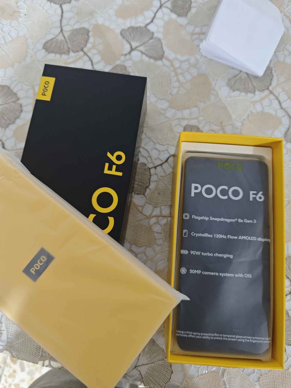 بوكو f6 ذاكرة512 اسود طافي الجهاز جديد بمعنى الكلمه مشتغل شيء بسيط نضافة الف حتى وصل الشراء موجود جهاز معروف بلالعاب بوجي120اطار شحن90w للبيع السعر365 مكاني بغداد العامرية للاستفسار الاتصال وتساب *********** بغداد, العراق
