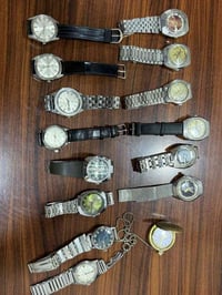 مجموعة ساعات للبيع عدد 15  قطعة سويسري 7 /اتوماتيك 7/تكويك 1/ساعة جيب ...