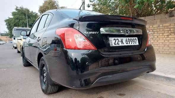 السلام عليكم 
نيسان صني للبيع 
ماشية ٤٢ الف كيلو 
موديل 2020
وكاله السور 
خليجي بليتة زركه 
علية نانو ابو السنه 
رقم اربيل الدولي  شرط التحويل 
السيارة بية قطعتين مصبوغات (البنيد+جاملغ جه السايق )بدون دواخل وبدون ايرباك طخه بسيطه
مكان بغداد  البنوك
السعر 112 وبية مجال 
رقم الهاتف/ الاسيا  ***********
الاثير *********** بغداد
