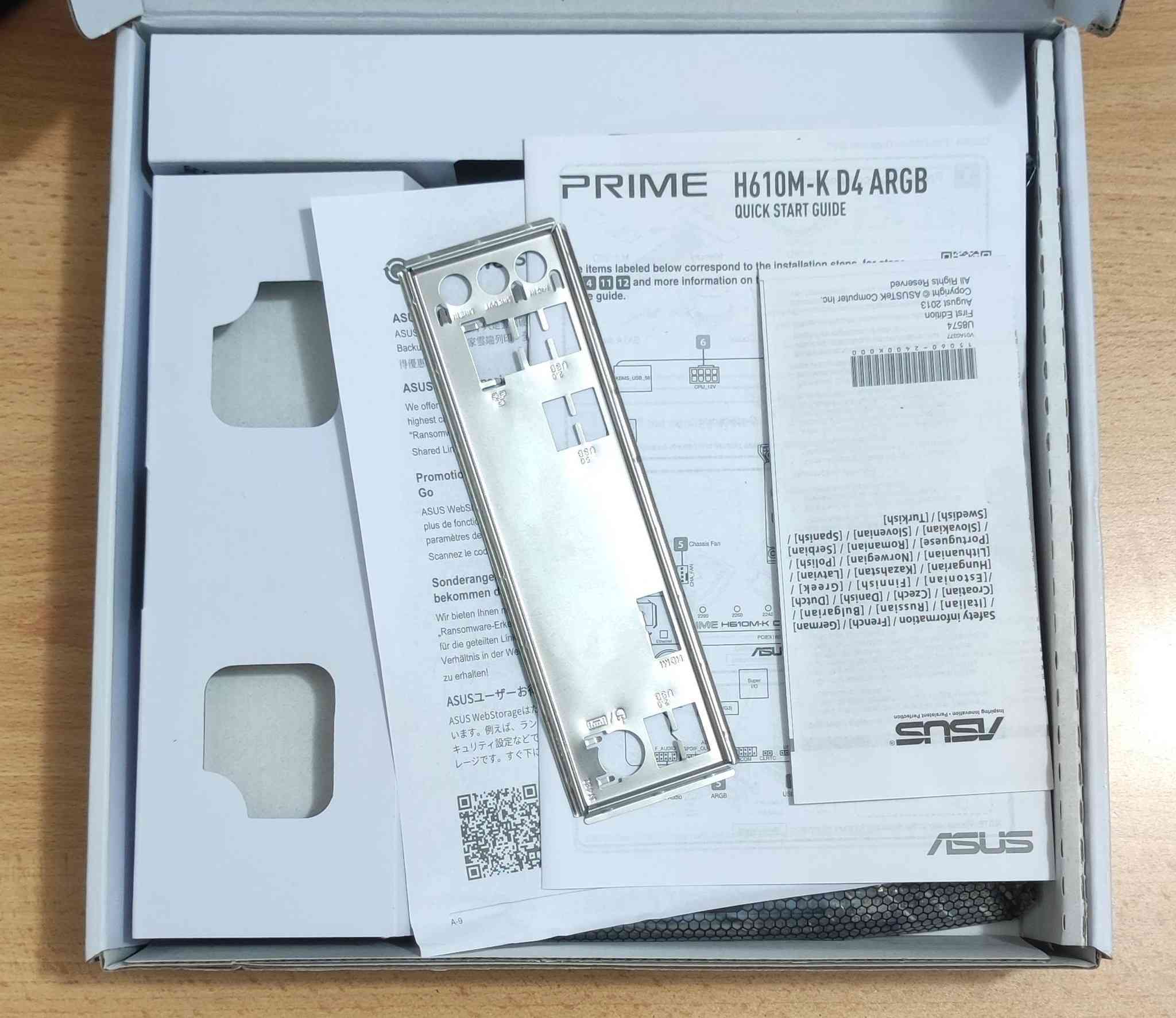 السلام عليكم
للبيع 
بورد 
ASUS PRIME H610M-K DDR4 
معالج 
Cor i3 12100
المعالج بي كارت مدمج 
القطع نظيفات بالكارتونة 
السعر 190 الف ( مع التوصيل) سعر ثابت 
مكاني بغداد


**إذا كنت صاحب هذا الإعلان وتريد حذفه لأي سبب، رجاءا أرسل رسالة إلى الدعم الفني**