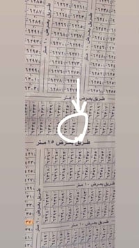 توزيع الامانه • هكتاريا • قطعة ٦٣٢٤