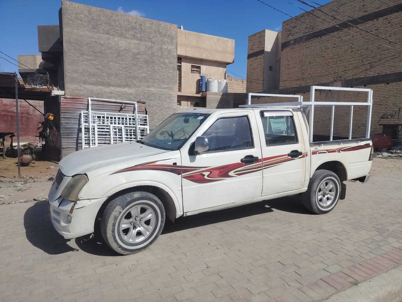 مسلام عليكم  بيكم سوبر دير رقم بغداد  موديل11 مكاني كربلاء محرك  وكير خير من الله وتخم تايرات  جدد باتري جديدد
هزا جديده عابره هزا وجاي نشتغل بلمعامله هيئه غرامات كلا عليه تاخذ نكليزي 
السياره حلوه بس يرادله وجه وكم شغلا
سعر35
 ***********
