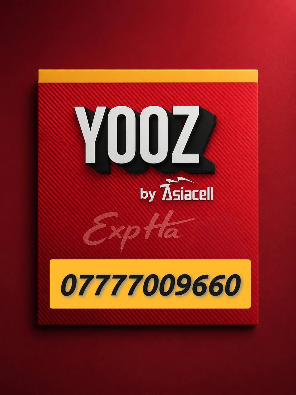 ارقام مميزه من اسياسيل بــــ اسعار مناسبة 
للحجز و الاستفسار مراسلة الصفحه او على رقم الواتساب 
***********
