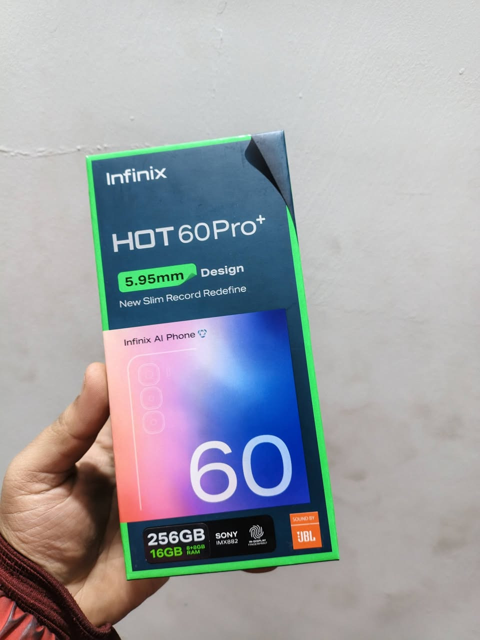 انفنيكس هوت 60 برو+ ذاكرة 256 + 16
جهاز جديد مصار اسبوعين من اخذته تقريبا من الوكاله 

شاشه امولد بتردد 144 هيرتز يعني انسه التكطيع 

جهاز نحيف وخفيف ينشال وزنه مو ثكيل وضد الكسر

بطارية 5160 ملي ++ شحن سريع جدا 45 واط

بصمة بالشاشة

الجهاز اخو الجديد مصار عليه اسبوعين 

ملحقات كلهه كامله كارتونه وسماعات وشاحن الاصلي ماته والكيبل
السعر :190 الف
العنوان: بغداد الاعضمية شارع الضباط

للتواصل:***********
