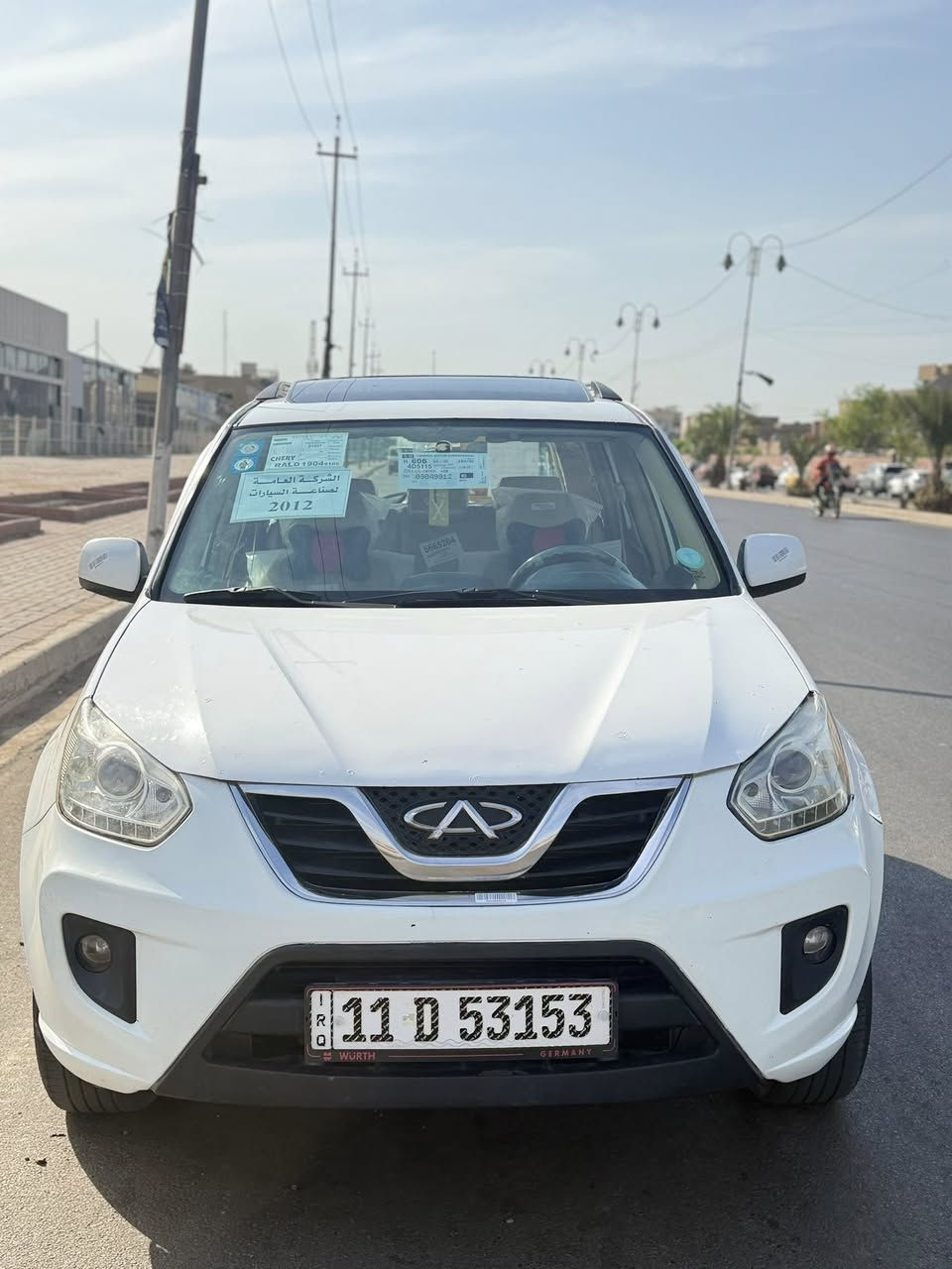 سلام عليكم شيري تيكو  ب51
2012 شكل ال2013 وسعره ب52وبيه مجال حك الجيه والعمله 
فول واحد على واحد كفاله من الكير والمحرك  شرط المحرك والكير  بلجيس السياره ما اسولف عنها صوره تحجي واصوره ضالمه السياره السياره كولش جديده صفاح جديدات وباسمي شخصياً رقم وهزه وسنويه جديدات ولسياره الصدر والتبريد وتخم تاير جديدات وجاهزه مابيه اي نقص تبريد شغال بلادي ولسياره مابيه نقص كامله من كول النواحي يعني الف ماتصرف عليه السياره رقمه الجديد والسنويه لل2031 يعني كبل تحول والهزه ما صاقصه. السياره كفاله من الحادث السياره جديده كولش حتى دوشمه حلوه ولسياره  مابيه شي السياره محرك 1800 لا تبخير ولا صوت كير كهربائي ستيراد خاص ولسياره رقمه بغداد الانكليزي ومكانه بغداد المشتل  وسعره ب51 وبيه  مجال حك الجيه والعمله  رقمي 
*********** اخوكم مؤمل حسين
