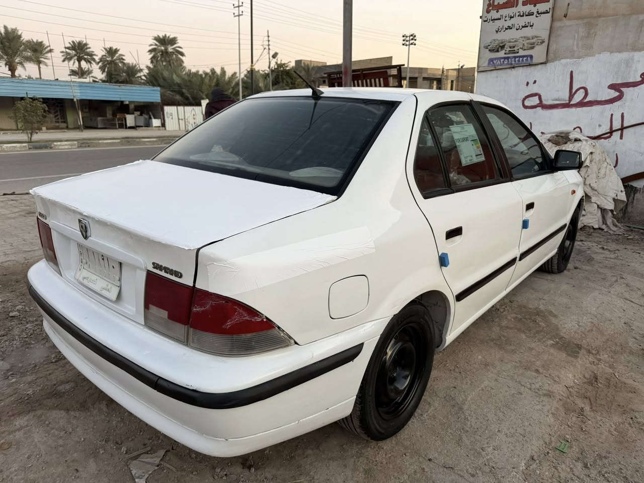 السلام عليكم سمند للبيع موديل 2011 رقم مثنئ سنويه بعده ماساقطه السياره مكفوله من الضربه وجاهزه مكينه وكير وحداديه وتبريد السعر 35وبيه مجال بسيط المكان نجف مشخاب الرقم ***********
