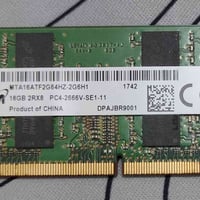 رام لابتوب • ١٦ جيجابايت • DDR4 ٢٦٦٦ هرتز