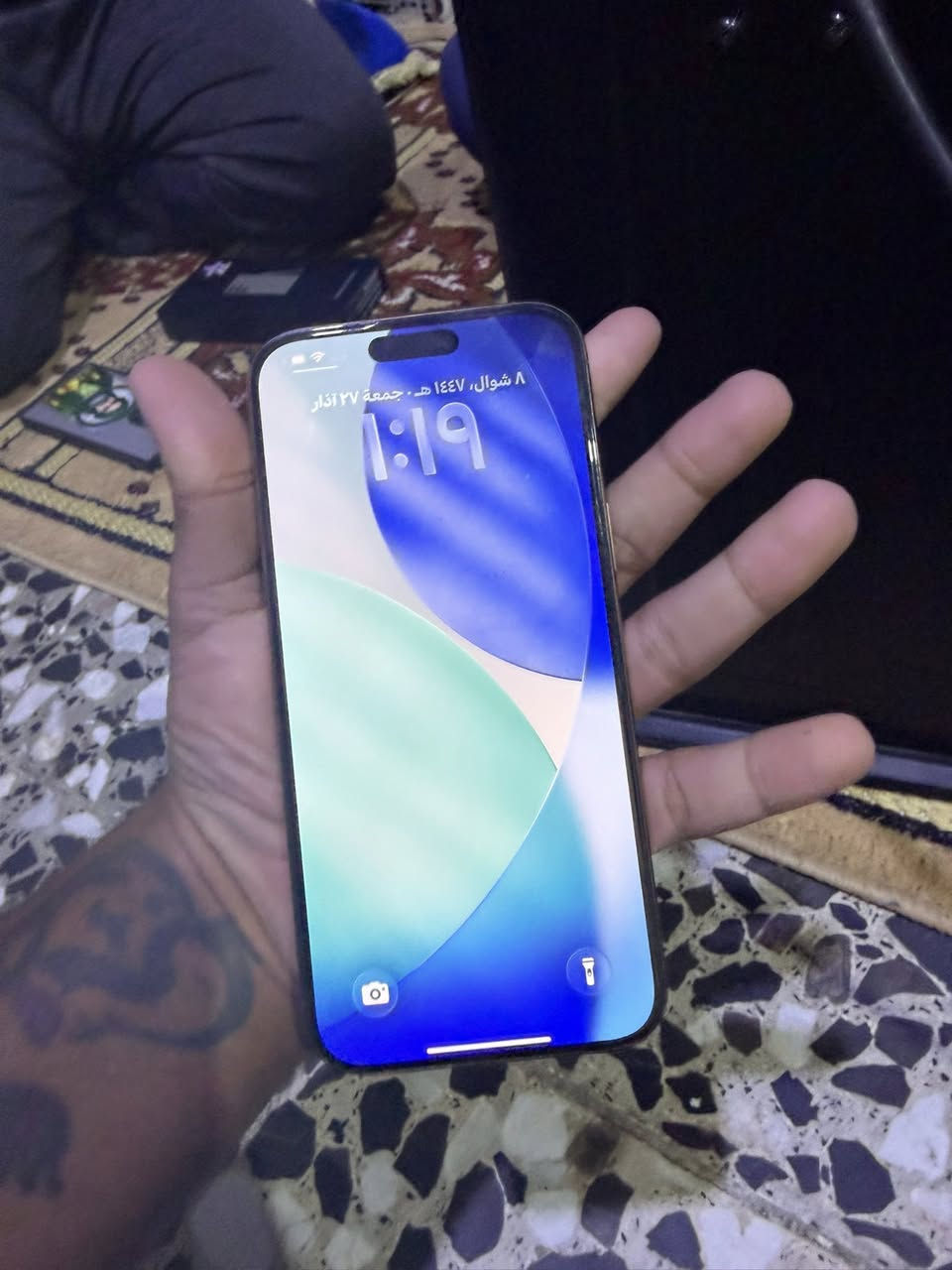 سلام عليكم 16 برو ماكس
ذاكره 256
بطاريه 88 عدد دورات 493
النموذج za
لون ذهبي مليون 300وبي مجال شراي يراس خاص


**إذا كنت صاحب هذا الإعلان وتريد حذفه لأي سبب، رجاءا أرسل رسالة إلى الدعم الفني**