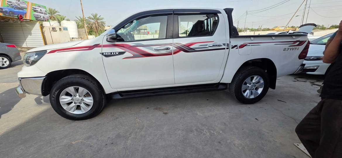 🚘 للبيع أو المراوس 🚘
سيارة تويوتا هايلوكس 2018 فورويل (4×4) كاز، بحالة جيدة.
 للبيع أو المراوس مع سيارة ناصية،  والفرق يُحدد حسب الاتفاق بين الطرفين.
تحويل مباشر رقم دولي بغداد 
للاستفسار والمشاهدة يرجى التواصل على الخاص أو الاتصال.
***********
***********
والله الموفق.
