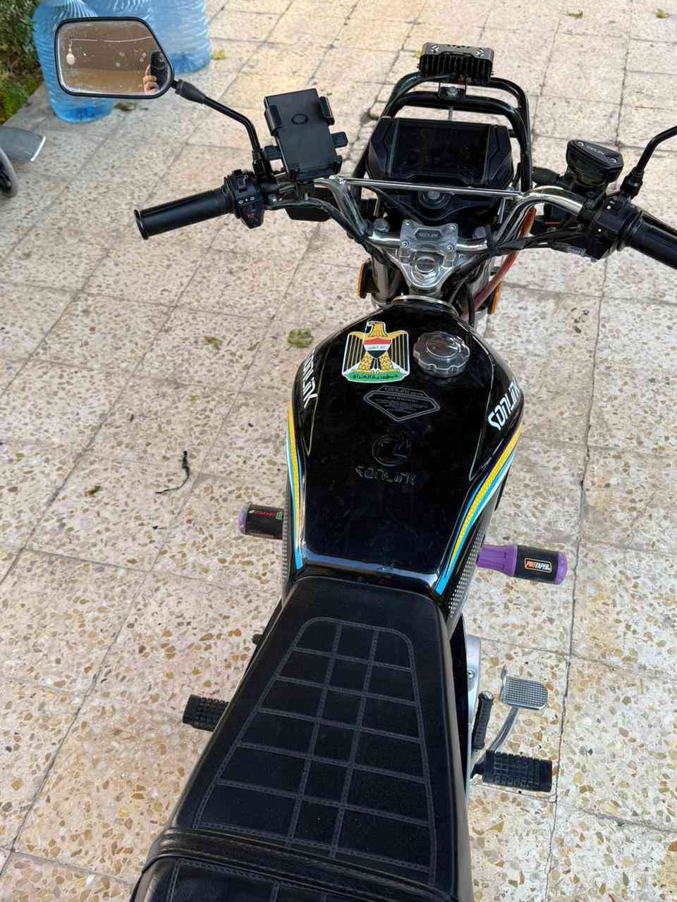 السلام عليكم دراجه تايكر 5كير الدراجه فول نضافه محرك مامفتوح شرط الفحص مكاني تكريت السعر 650قفل للتواصل (***********)الدراجه موجوده لحد ماينحدف هاذا المنشور
