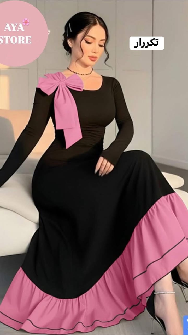 #تكررار #تكررار موديل يموت 
فستان فيونكه💕💕
لحجز والاستفسار ع وتساب ***********
توصيل بسمايه الف
بغداد ب5
محافضات ب٥
