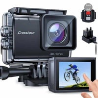 كاميرا أكشن • 4K 50fps • مقاومة للماء 40م