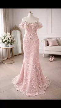 فستان مصمم • ٤٠-٤٢-٤٤ • لبسته ساعتين