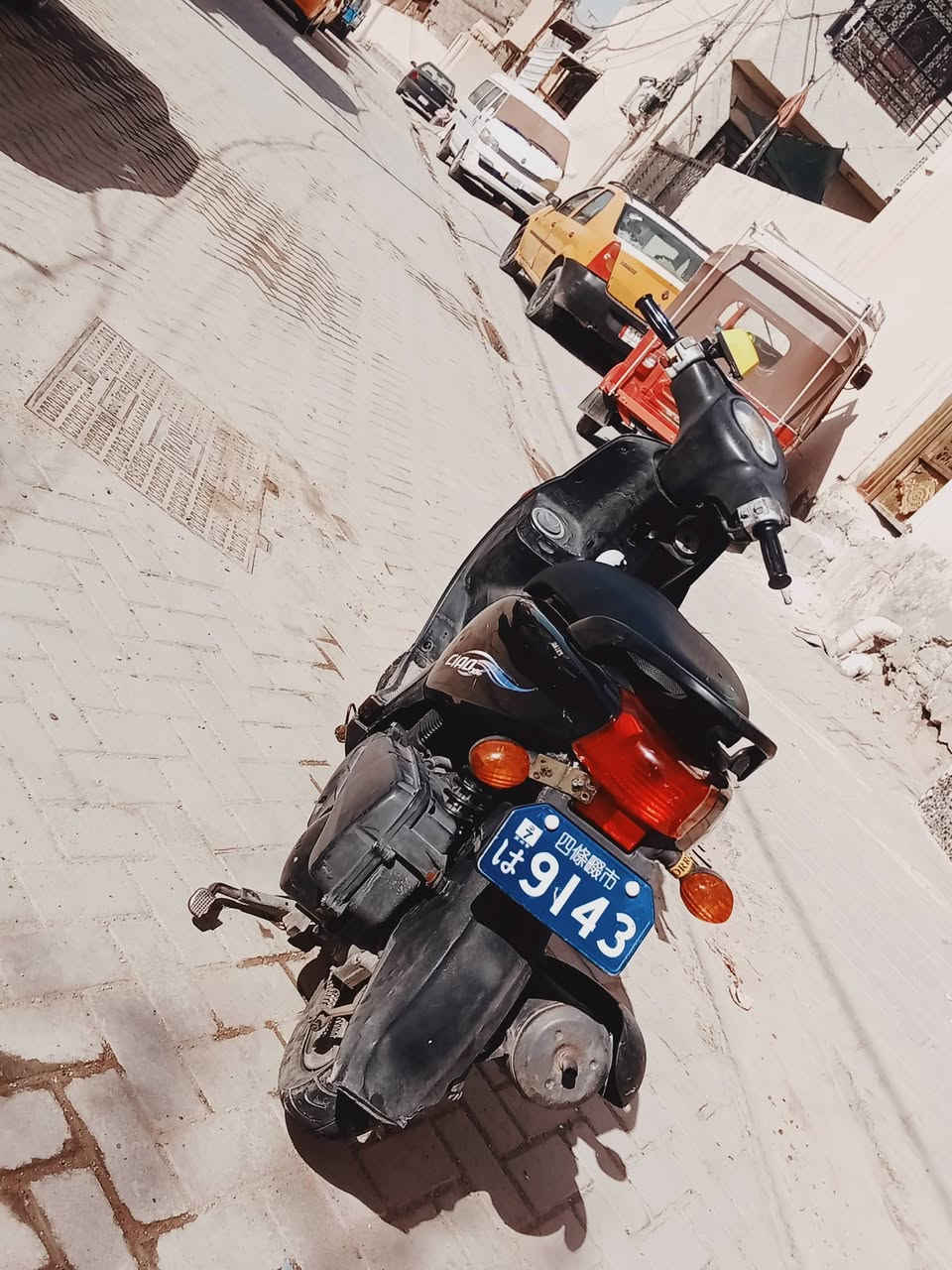 سلام عليكم 
دراجة فلة للبيع 
نضيفة مكينة ما مفتوحة 
سبع قصور 
السعر ب 750 
***********
