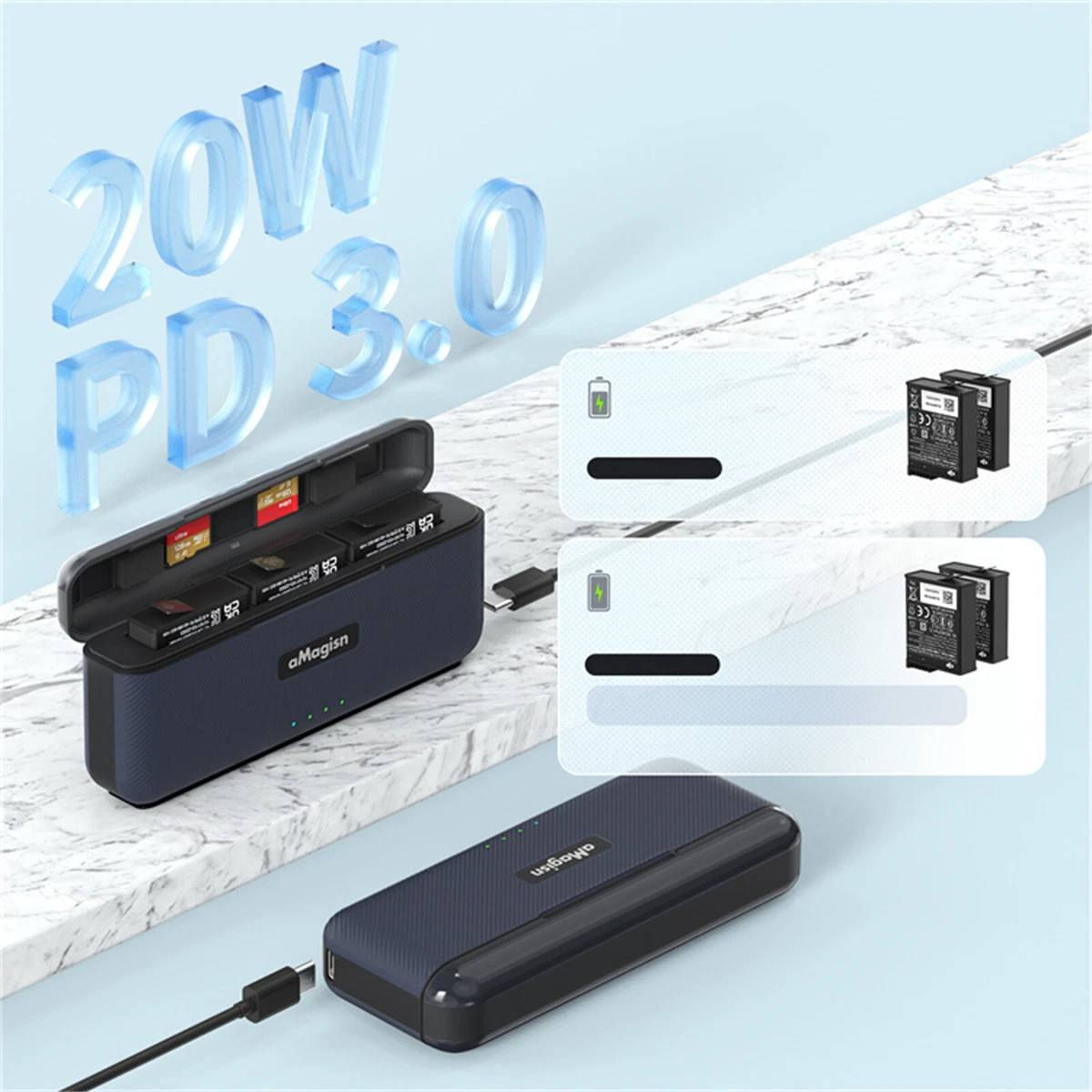aMagisn Portable Battery Fast Charge Box for DJI Action4/3 Battery Charging Case


**إذا كنت صاحب هذا الإعلان وتريد حذفه لأي سبب، رجاءا أرسل رسالة إلى الدعم الفني**