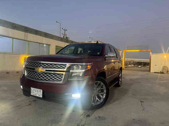 *شوفرليه تاهو  Lt Texas edition
*موديل ٢٠١٩
*رقم بغداد 
*عداد المسافة ١٢٠ الف
*حجم المحرك ٥٣٠٠
*عدد الاسطوانات 8سلندر
*رادار امامي وخلفي وجانبي 
*مانع انزلاق
*كشن# منفصل vib
*كشن هزاز
*كشن كهرباء وتدفئة
*جلد 
*الاضاءة ليد +زنون
تشغيل عن بعد 
جنطة كهرباء
خمس بصمات
رادرات نقطه عمياء
قاصة 
كشن السايق هزاز +ميموري 
لايت زينون  
مخارج اواكس مع مخرج كهرباء ٢٢٠ فولت
حركة الستيرن كهرباء
السعر 35000 دولار
للتواصل الاتصال بالرقم ***********
