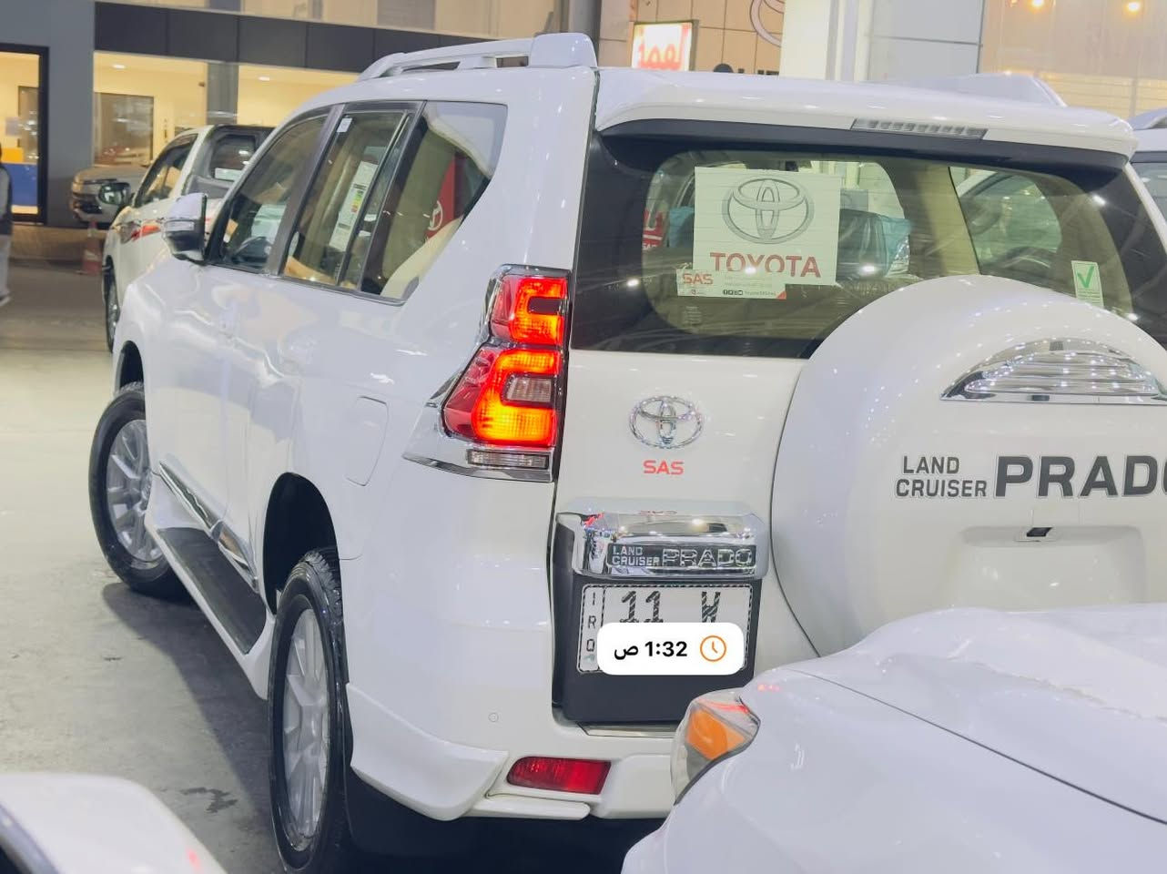 برادو 2019 VX وكالة SAS باب اول
الموصفات 

محرك 6 سلندر V6 سعة 4.0 لتر.

قوة حصانية عالية تصل إلى 271 حصان تقريباً (مع عزم دوران ممتاز).

ناقل حركة أوتوماتيكي.

نظام دفع رباعي مستمر (4WD).

التجهيزات الخارجية (فل مواصفات):

فتحة سقف.

أضواء أمامية زينون (Xenon) مع إضاءة LED نهارية.

مصابيح ضباب أمامية وخلفية.

كاميرات 360 درجة (عدد 4 كاميرات) للمراقبة المحيطية.

عجلات ألمنيوم (ويل كب) بحجم كبير.

دخول ذكي وتشغيل بصمة.

حساسات أمامية وخلفية.

التجهيزات الداخلية والراحة:

مقاعد جلد فاخرة (أصلي).

تبريد وتدفئة للمقاعد الأمامية.

مقاعد كهربائية التحكم (أمامية).

مقاعد الصف الخلفي قابلة للطي كهربائياً.

شاشة معلومات ونظام ترفيه متطور.

نظام تكييف أوتوماتيكي ثنائي المناطق (أو أكثر).

ثلاجة مركزية (Cool Box).

الأمان والسلامة:

نظام فرامل مانع للانغلاق ABS.

نظام مراقبة ضغط الهواء في الإطارات.

وسائد هوائية متعددة.

مثبت سرعة.

رقم بغداد تحويل ثاني 

البيع او مراوس 

مكفوله كفاله عامه ماعدا بارد بسيط جدا 

((رقم الهاتف ))

☎️***********☎️
