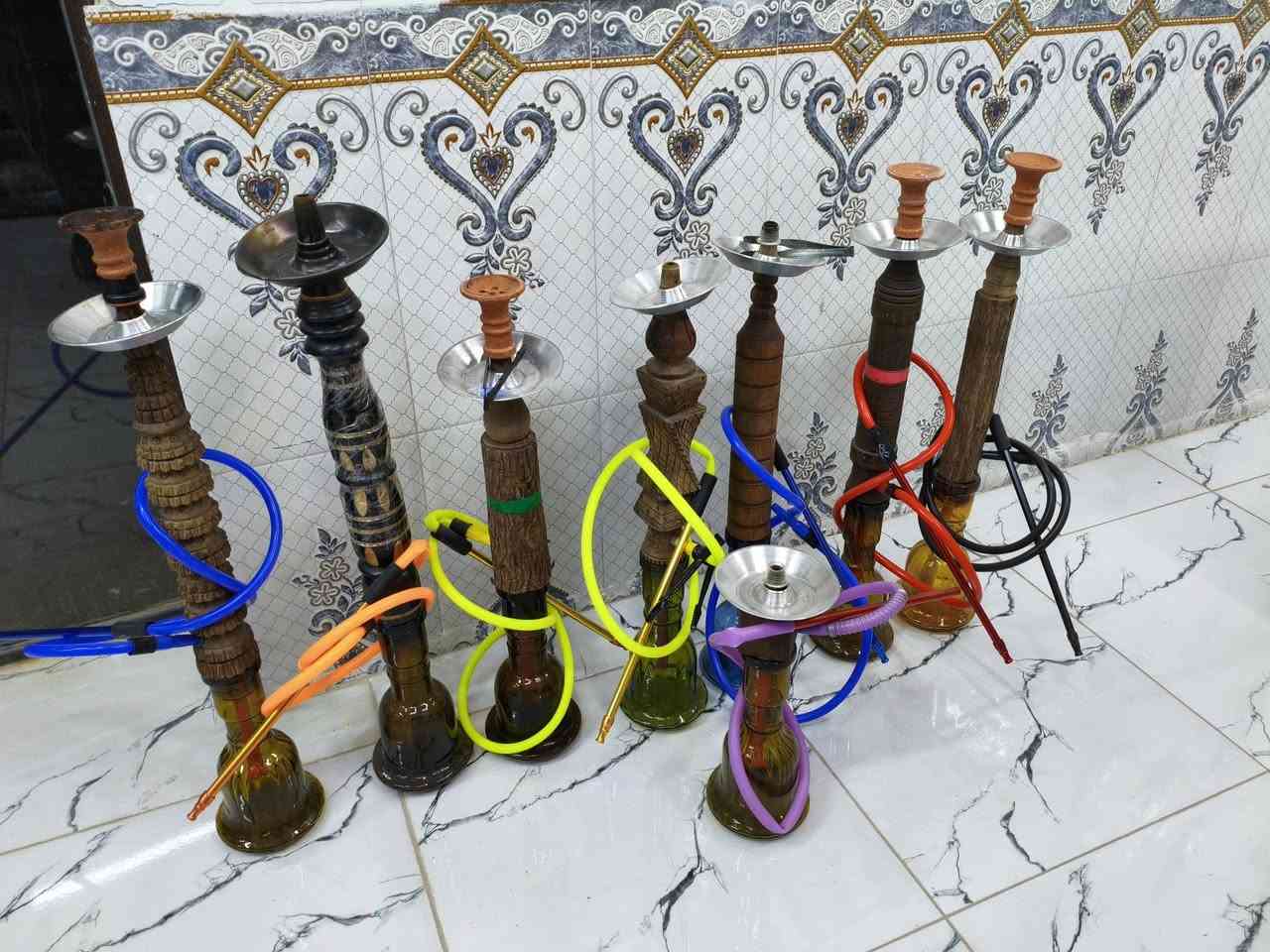 نراكيل مال كوفي مطعمات جاهزات فول خشب جوز الهند طعم مرتب بيع شلعه وحده مفرد موجود اخر ١٠ قطع عندي العنوان الفلوجه المختار السعر ١٥ للقطعه كامل الملحقات قفل السعر ***********
