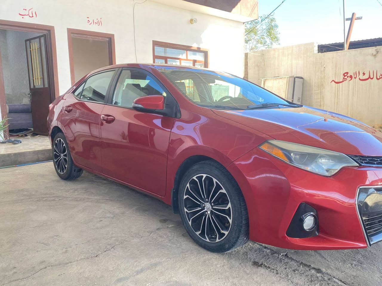 كورلا 2015 مواصفات S بدون ضرر فقط تخريب 3 قطع السونار بالمنشور كير محرك وصدر وتخم تايرات جديد رقم اربيل تحويل وكاله نفس اليوم ماشيه 145 بيع او مراوس مكاني سامراء ***********
