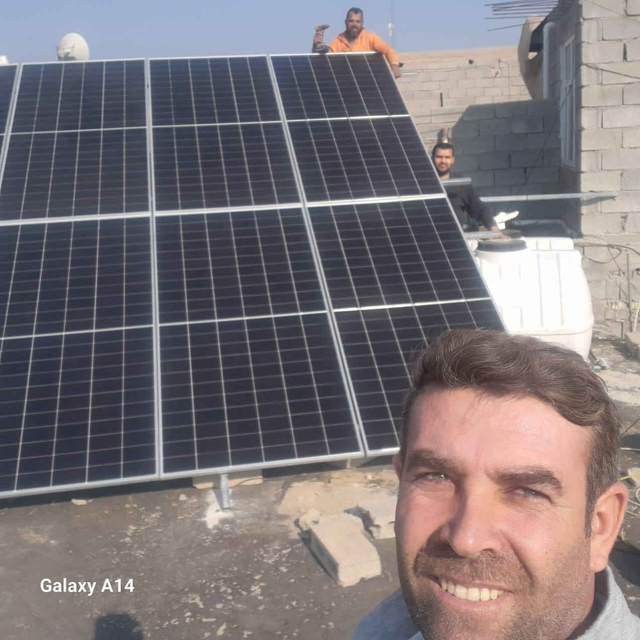 تنصيب منظومه 20امبير نهاري 16امبير ليلي

تتكون المنظومة من
ألواح لونجي 615w عدد10
 
18بازبار
دبل كلاص 
ضمان 15سنه

🔋بطاريه ليثيوم فوسفات الحديد

عدد1
 
51.20V
325A
16.0KW
نظام safety حمايه علي جداً
قاطع DC
Wi-Fi 
شاشه 
9000دورة شحن 
ضمان 5سنوات

انفيرتر DEYE 6KW
هايبر 
شاشه لمس 
تحكم +برمجه ذاتيه
3mppt
ضمان 5سنوات

📞***********
📞
