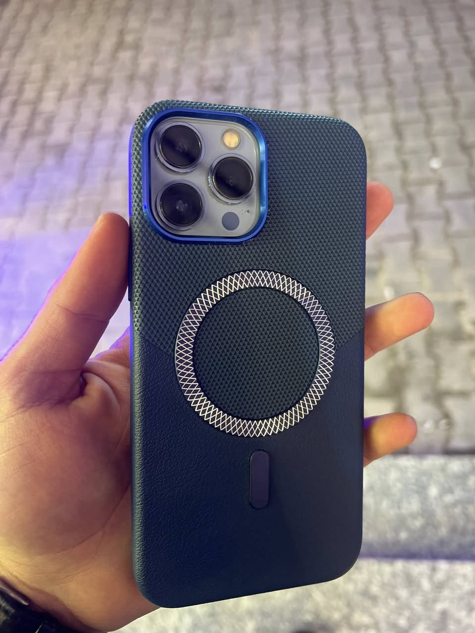 ايفون 13برو ماكس 
ذاكره 256/
بطارية85‎%‎ 🔋 
(دبل سيم)2SiM
لون بحري 
نضافة 99‎%‎
سعر650🔒

‭0774 370 2249‬
