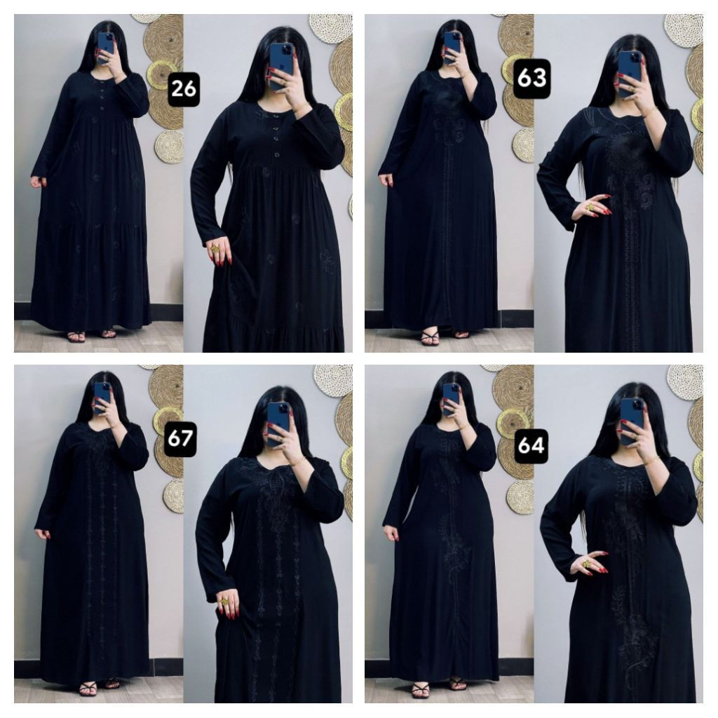 🖤 جديد محرم الحرام 🖤
دشداشة نسائي دبل كلوش
تطريز راقي وسواد فاحم ✨
خامة كشمير إيطالي أصلي 💯
القياسات من 2XL إلى 5XL
🚚 توصيل لجميع المحافظات
للحجز واتساب أو خاص 📩
***********
