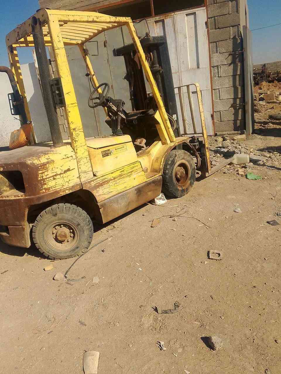 رافعه شوكيه 3طن هاستر 4حركات محرك بيركز  ***********
