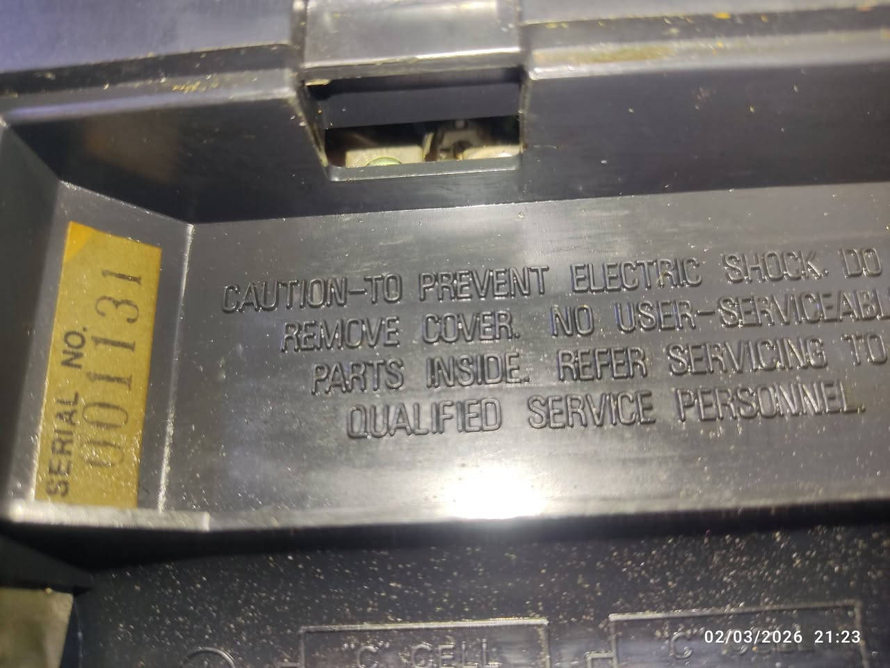 من النوادر
صناعة تايوان إنتاج 1978 .. 1980 
5 موجات


**إذا كنت صاحب هذا الإعلان وتريد حذفه لأي سبب، رجاءا أرسل رسالة إلى الدعم الفني**