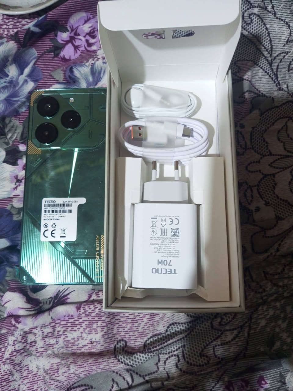 موبايل تكنو بوفا 6 برو 5G الذاكرة 256 الرام 12+12 بطارية 6000 شاحن 70 الكاميرا 108 جهاز اخو الجديد ملحقات غير مستخدمة السعر 220 النجف الكوفة النجف, العراق


**إذا كنت صاحب هذا الإعلان وتريد حذفه لأي سبب، رجاءا أرسل رسالة إلى الدعم الفني**