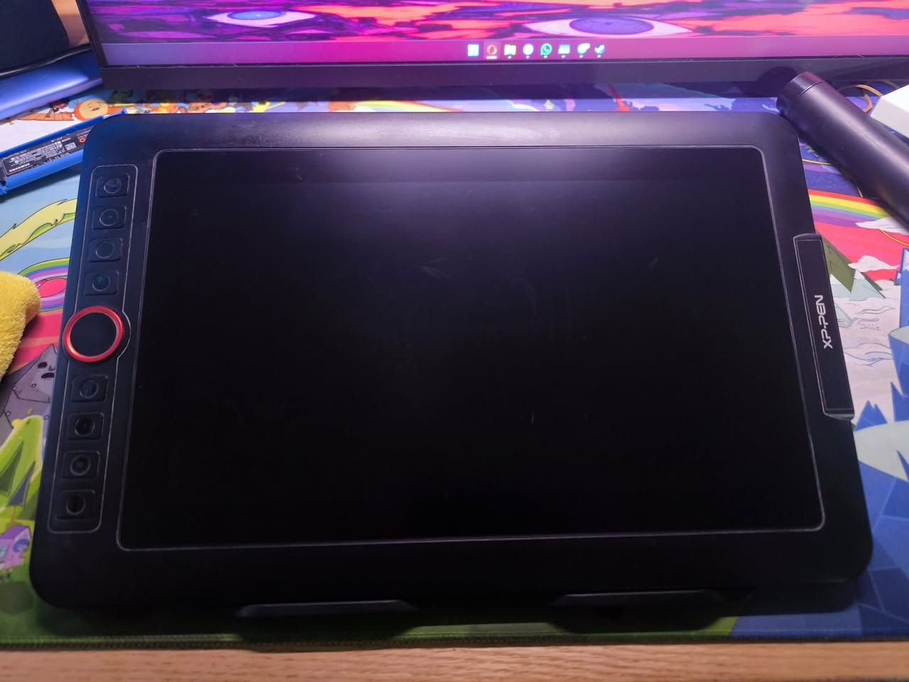 تابلت رسم 12 انح 
Xp pen artist 12 pro 
ملحقات كاملة 
قلم يشتغل بدون باتري او شحن 
8192 حساسية القلم 
تحسس الميلان tilt 
الشاشة بيهة شخوط خفيفة متاثر من مشتغل الجهاز تبين بس من طافي 
مكاني بابل و توصيل موجود 5 لكل العراق 
السعر 210 الف


**إذا كنت صاحب هذا الإعلان وتريد حذفه لأي سبب، رجاءا أرسل رسالة إلى الدعم الفني**