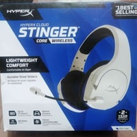 سماعة لاسلكية • هايبر اكس • بيضاء