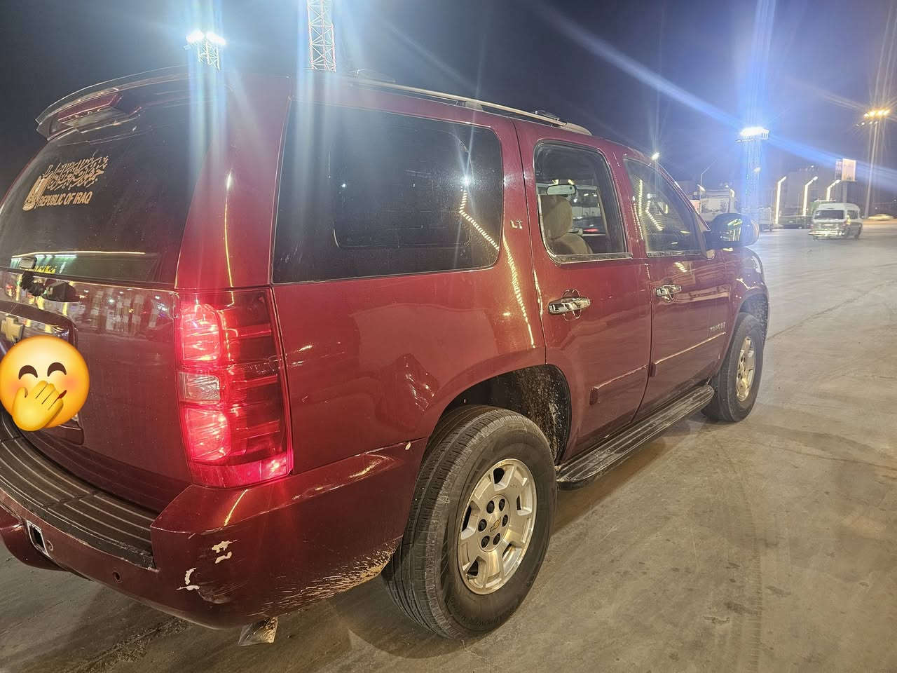 تاهو اصولي تحويل ثاني يوم سنويه جديده  بأسمي الموديل 2008 وارد خليجي لون احمر مميز داخل لونين بيه مكانات صبغ كفاله من ضربه وتبديل سياره جديده بمعنى الكلمة تخبل وجاهزه من كل النواحي تبريد+ تدفئه طخم تاير كواتم ابلاد   السعر 147$ بيها مجال بسيط الشراي يتصل ***********
