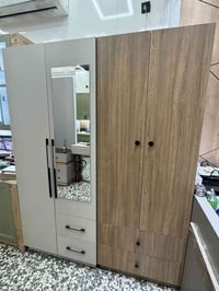 كنتور mdfالقياس 90عرض ارتفاع 220عمق 60 السعر 300الف لون حسب الطلب خشب ...