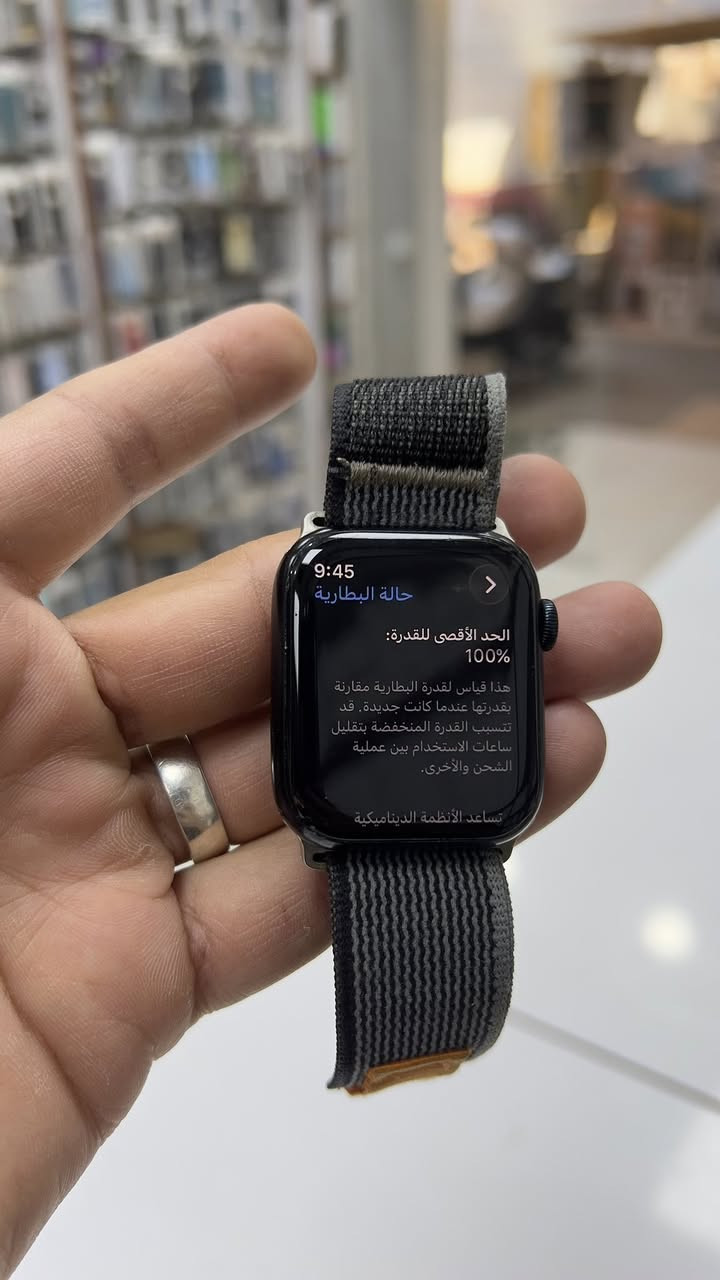 ساعه ابل جيل 9 قياس 45 بطاريه 100 مراوس بجهاز محمول وانطي فرق حسب الجهاز


**إذا كنت صاحب هذا الإعلان وتريد حذفه لأي سبب، رجاءا أرسل رسالة إلى الدعم الفني**