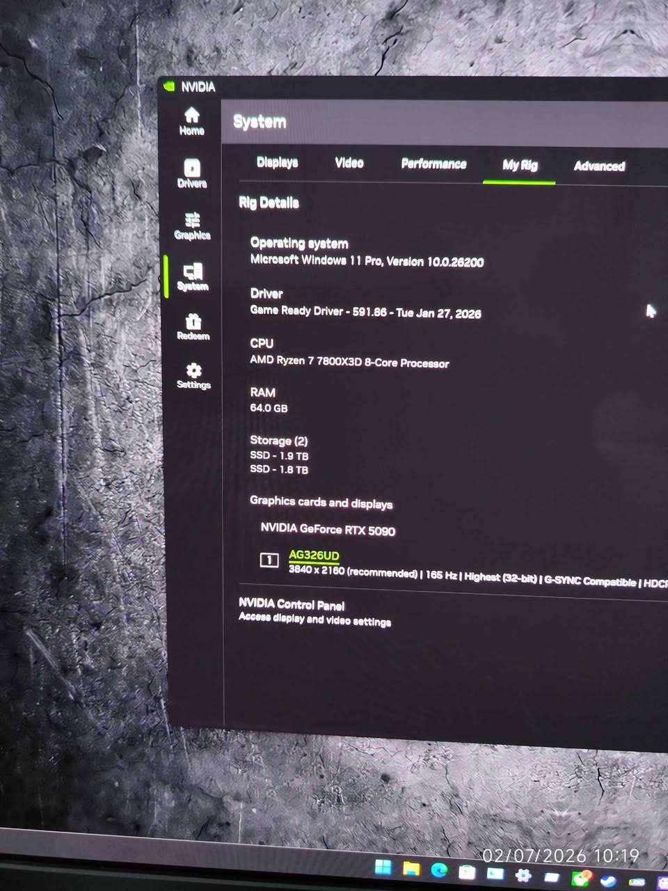 للبيع تجميعة 

MB MSI GAMING PLUS X870 WIFI7

CPU R7 7800X3D

RAM 64GB DDR5 GSKILL TRIDENT 6000HZ

GPU MSI VENTUS 3X 5090 32GB

PSU 1250W SEGOTEP GOLD PLUS 

STORAGE 4TB NVME M2

CASE COOLER MASTER MID TOWER 

السعر 
7
 مليون

*********** وتساب
السعر 8 مليون كركوك, العراق
