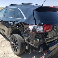 سورنتو امريكي حادث الجاملغ الخلفي وبيه طخه بلجاملغ الخلفي موديل 2020 م...