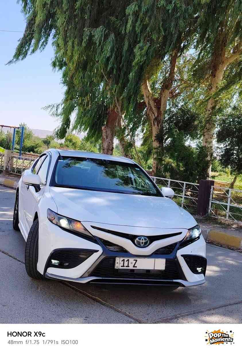 تويوتا كامري 2023 فئة SE نص فول
لون ابيض ثلجي
حادث ٣ قطع صبغ   
المحرك: 2.5 تنفس طبيعي
المحرك / الكير / الصدر / التبريد / 
تخم تاير كله جديد على وضع الشركة
المسافة:  ٦٥.٠٠٠ ميل
بصمة تشغيل / بصمة أبواب / بصمة صندوق
كشنات جلد وكهرباء
- 3 أنظمة قيادة (ECO / NORMAL / SPORT)
منافذ شحن أمامي وخلفي
تحكمات ستيرن كاملة
إشارات بالمرايا
رقم بغداد 11  دولي بأسمي
 تحويل مباشر
 ترهم مراوس حسب القناعة
السعر ١٧٠ وبيها مجال 
 للاستفسار أكثر اتصل *********** متواجد عالواتساب
