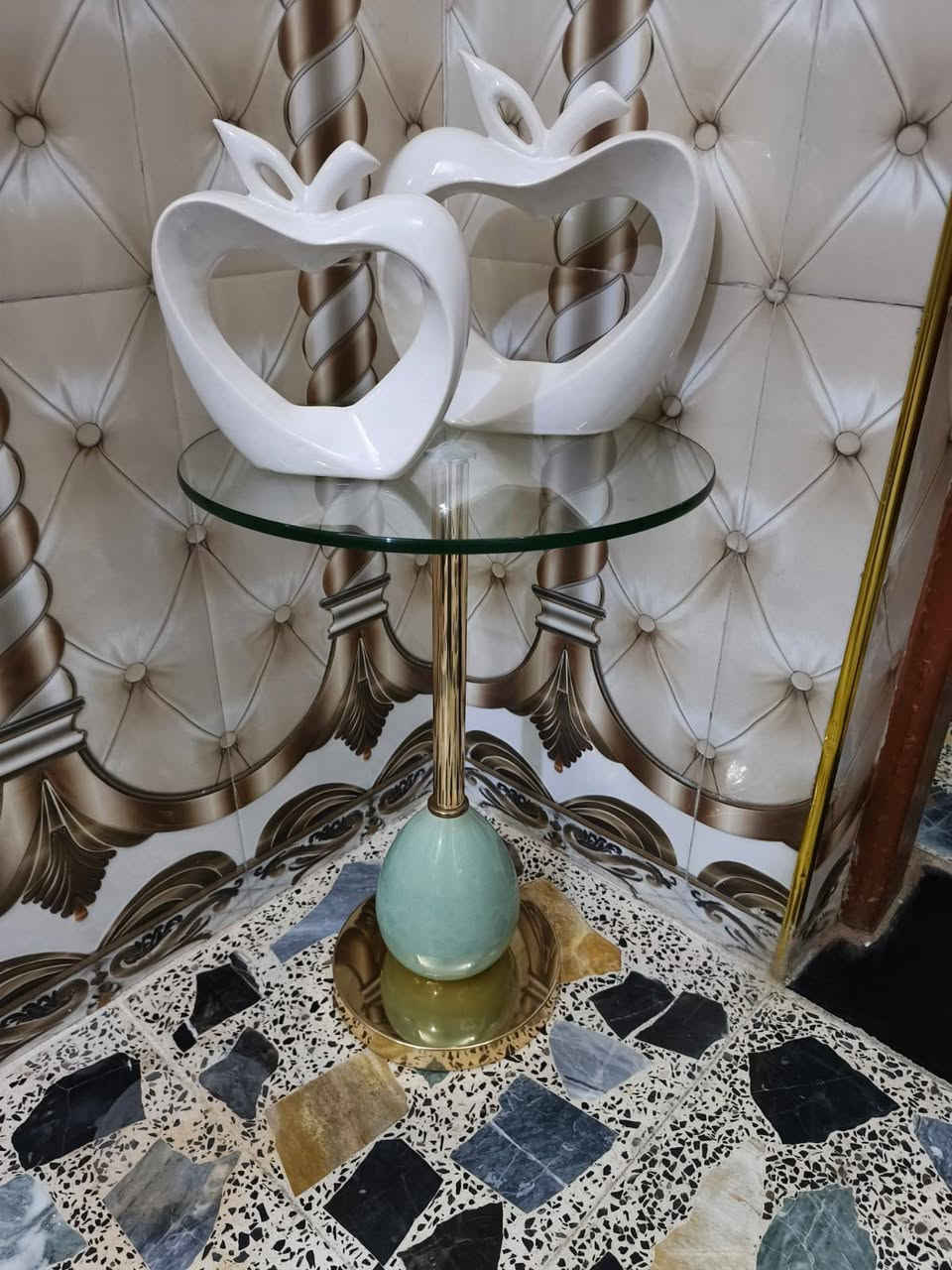 السلام عليكم طبلة مع تحفيات عدد 2 ارتفاع الطبلة 60 س الطبلة عبارة عن قاعدة نحاس والفوك زجاج السعر 30


**إذا كنت صاحب هذا الإعلان وتريد حذفه لأي سبب، رجاءا أرسل رسالة إلى الدعم الفني**