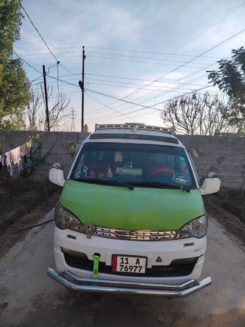 جنبي H1 لبيع موديل 12 نحل سياره خير من الله بس هاي دعاميه بيهه كسره ولباقي موضح بل صوره سياره غاز السعر 97 بيهه مجال حك الجيه مكلف بل نشر هاذه رقم صاحب السياره ***********
