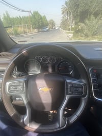 للبيع تاهو ٢١ رصاصي امريكي LT رقم بغداد ومعروف مواصفات lt  صور الحادث ...