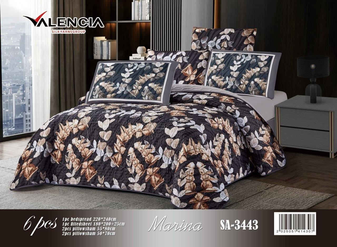 ✨🆕 جديد شركة شركة المنازل قسم المفروشات 🆕✨
من منتجات فالنسيا العالمية

💎 طقم فرشه مقرنصه نفرين 6 قطع – Marina
موديل: SA-3443

🛏️ محتويات الطقم (6 قطع):
✔️ مقرنص نفرين قياس 220×240 سم
✔️ ملاءة سرير قياس 180×200 + 25 سم
✔️ عدد 2 وجه مخدة قياس 55×80 سم
✔️ عدد 2 وجه مخدة قياس 50×70 سم

🌿 ألوان ثابتة لا تتغير
🌿 خياطة متقنة وتشطيب راقي
🌿 مناسب لكل الأذواق الهادئة والكلاسيكية

السعر 31 الف وتوصيل مجاني ✨
📍 متوفر توصيل مجاني في بغداد والمحافظات
📞 للحجز والاستفسار:
***********
