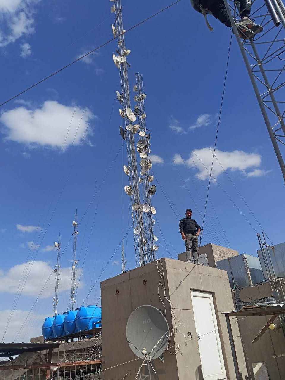 السلام عليكم تم فتح برج 45 متر رباعي *********** متوفر حديد ابو ال 35 وبال 45 توصيل موجود لكافه المحافظات
