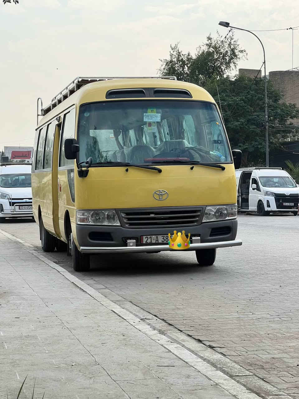 السلام عليكم كوستر للبيع 2014 فيرنا السعر 285 ورقه رقم شمالي تحولي مباشر مكفوله من الكص ولتبديل ABS كامله للاخير قلاب ستاركس غاز تبريد محور بطن جديد  مكاني بغداد *********** 📞
