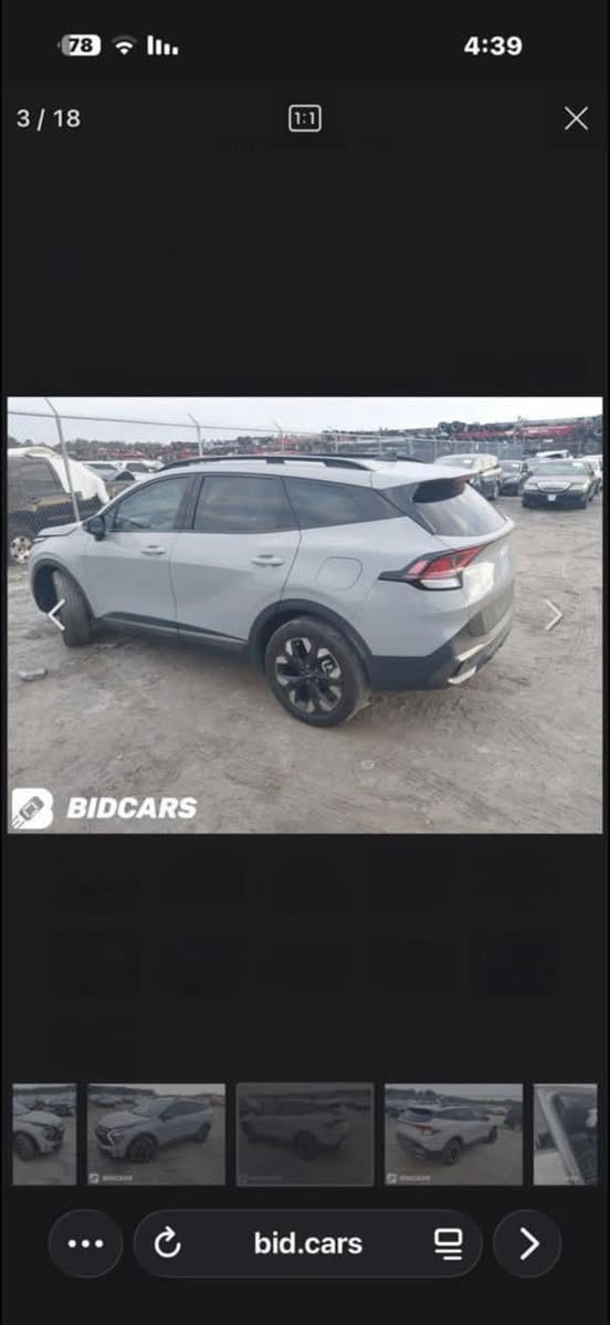 سبورتج امريكي موديل ٢٠٢٣
ماشيه ٤٨
فول مواصفات 
السعر ١٩٥ 
***********
مكاني بغداد 
حادثها فقط بنيد عل كدها
لباقي مكفول
