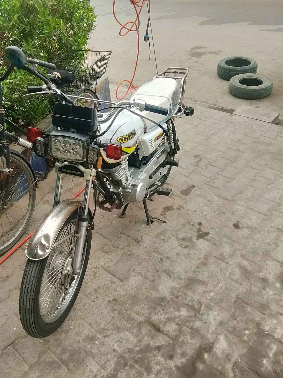 سلام عليكم /للبيع ماطور تايكر4 مكينه كبس موديل 2020. كهربائيات كلهن
شغاله. مايحتاج تصرف عل دراجه. نضافه 100/100) تايرات جدد. هورن شغال. لايت كدام وره شغال اشاير شغاله./ عنوان كركوك/ وتساب موجود /   ***********
