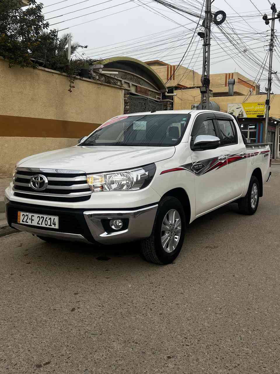 تيوتا هايلوكس ناصي SAS  للبيع 2024   السيارة فوول مواصفات  وضع الزيرو وكالة ماشيه 30 ألف رقم أربيل دولي دوشمة أرضية + كشنات جلد مكفولة كفالة عامه من الشخط 
عنواني بغداد المعامل 
للأتصال :   ***********
