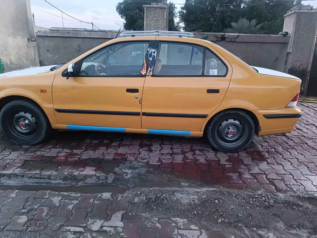 سلام عليكم سمند موديل ١١ رقم بغداد مكاني مدينه صدر قرب مستشفى جوادر ضربته جاملغ خلفي رقم لهاتف ***********
