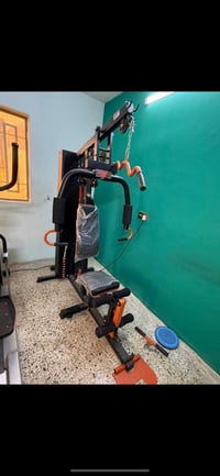 جهاز جم تمارين اكثر من ٢٠ تمرين جهاز جديد مستعمل سبوع كلش جديد بسبب ال...