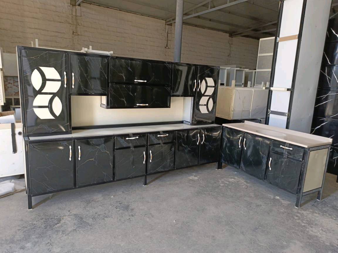 كاونتر المنيوم قياس 3 امتار وسنك متر ونص مرمر سعر 450 الف