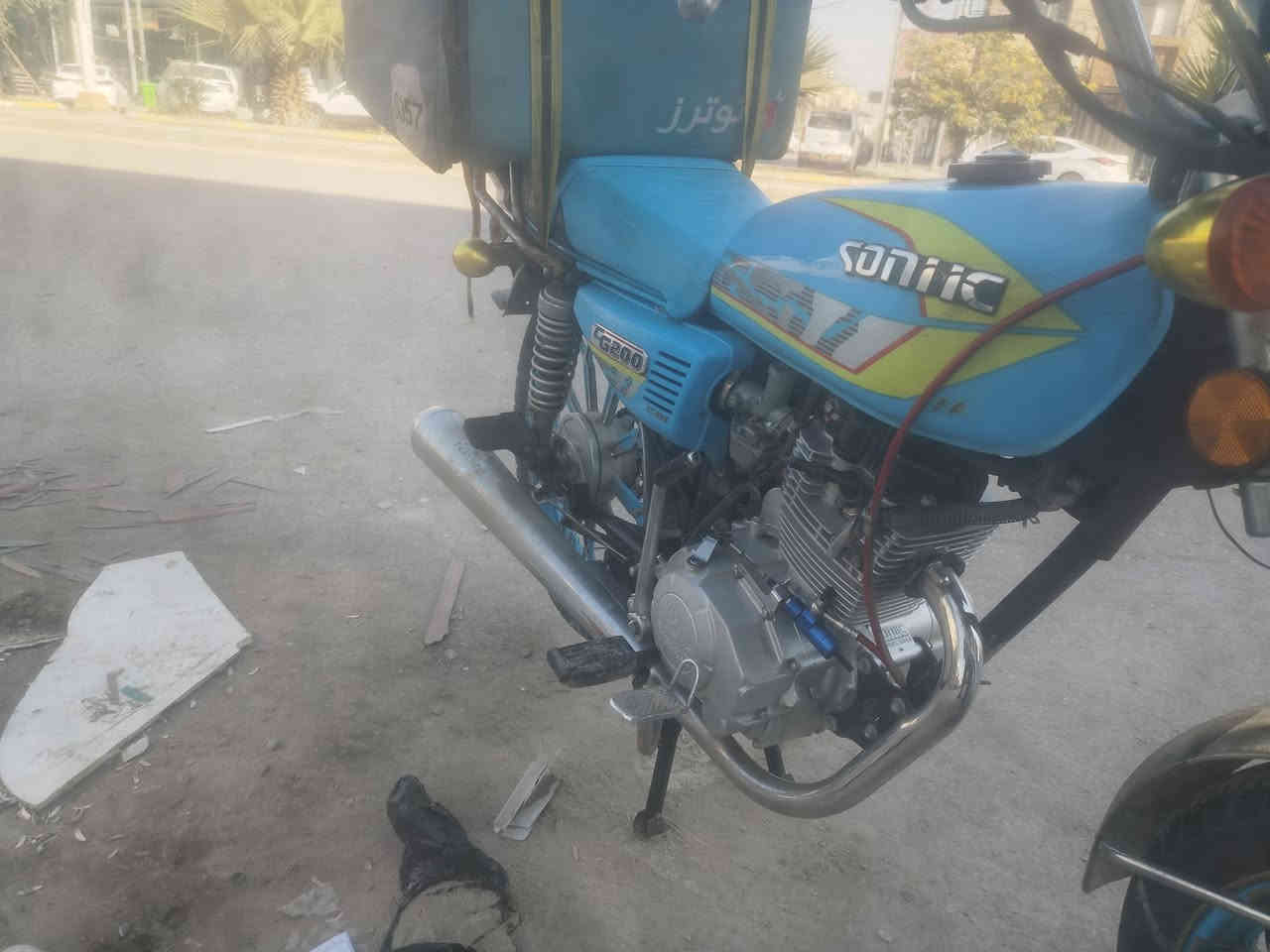 دراجه سونك سيڤان محرك 200c
دراجه نضيفه ما نفقصه شي اوراق سكنر 
***********
***********
رمش واني انتصل عليك
